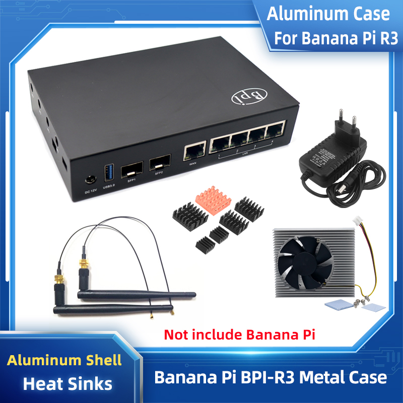 Argon One V3 M.2 Nvme Case - Custodia in alluminio Banana Pi R3