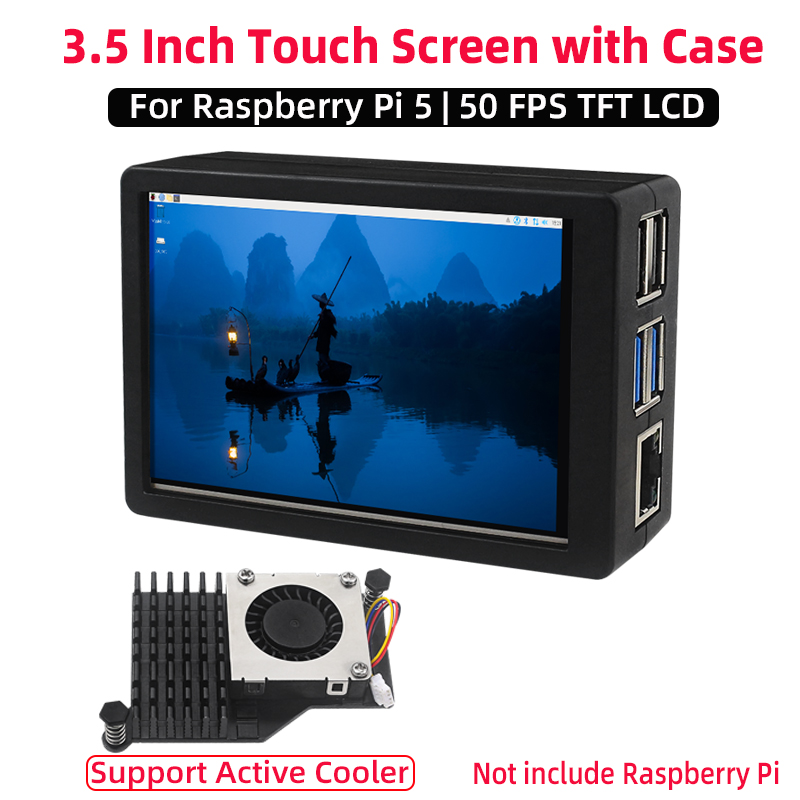 Argon One V3 M.2 Nvme Case - Touch screen da 3,5 pollici 50Hz