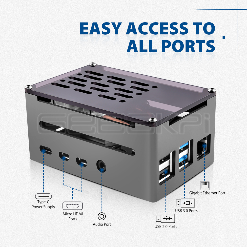 GeeekPi Custodia in mattoni in - Argon One V3 M.2 Nvme Case recensione e prezzo