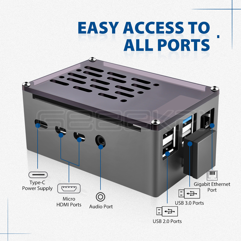 GeeekPi Custodia in mattoni in - Argon One V3 M.2 Nvme Case recensione e prezzo